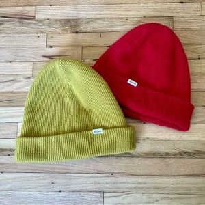 Madewell Ribbed Beanie Bundle